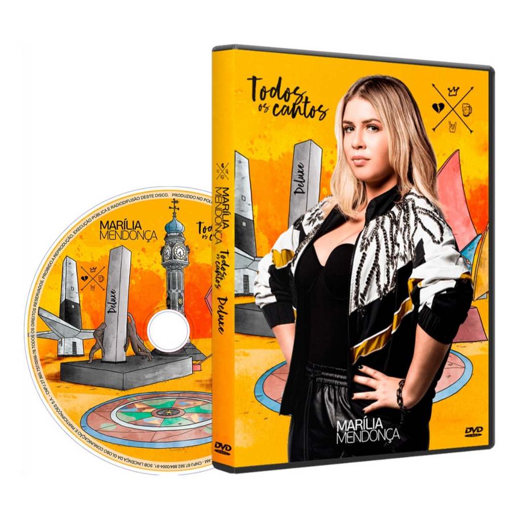 CD+DVD Marília Mendonça - Todos Os Cantos - Deluxe (fan-made