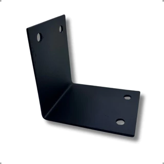 4 Cantoneira Junção De Aço Para Móveis Suporte 60x50mm Preto