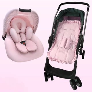 Capa de Carrinho e Bebê Conforto: Capota Solar, Protetores Cinto e Apoio Redutor - Kit 6 Peças em Oferta na Shopee