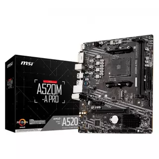 Kit Upgrade Ryzen 5 5500 + Placa Mãe A520M-A PRO + 32GB (2x16) Memória RAM