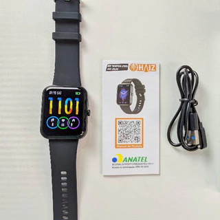Smartwatch ⌚ Relógio Inteligente *My Watch PRO Haiz 44mm* com tela de Excelente qualidade - Cor Preto - Pronta entrega!!