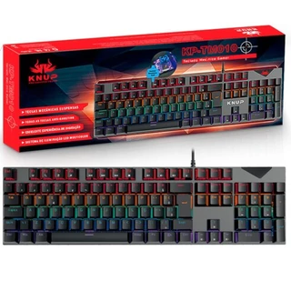 Teclado Mecânico Gamer Com Led Rgb Switch Outemu Blue Knup - KP-TM010