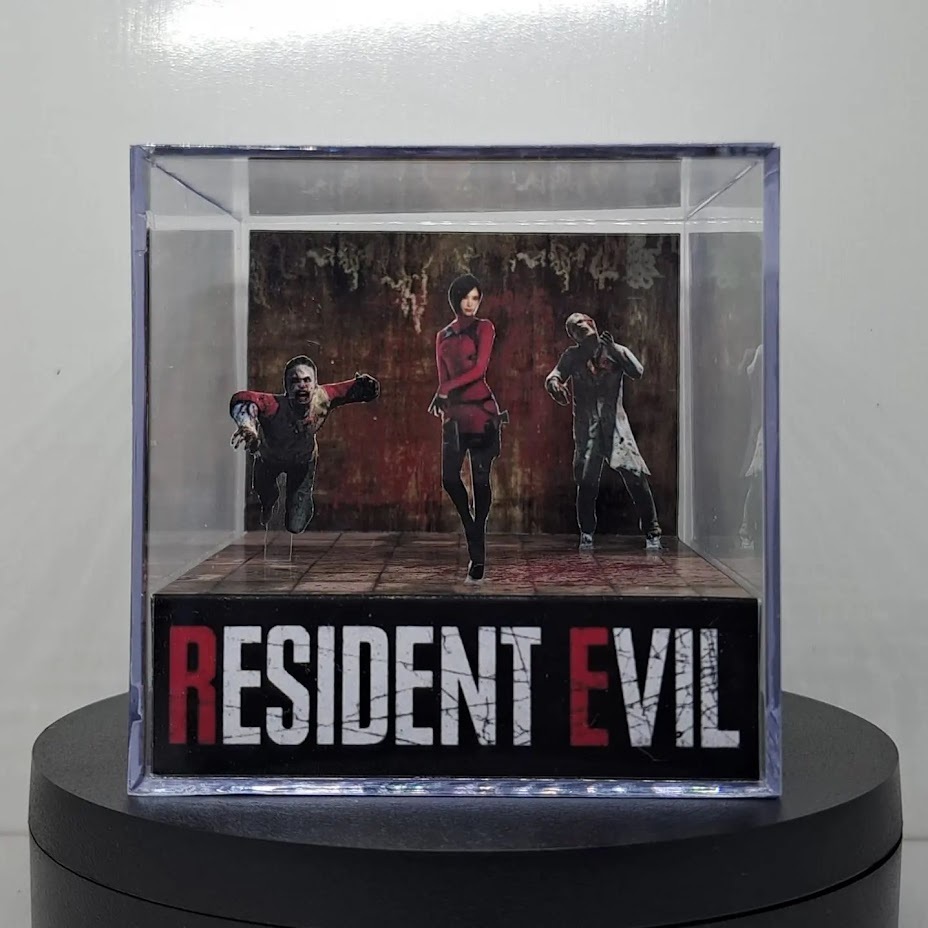 Cubo Diorama Resident Evil