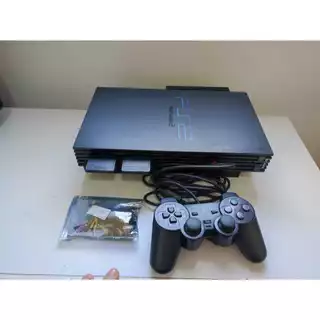 Sony Playstation 2 Com Modem Original E Hd De 500gb + 1 Controle Original + 2 Memory Cards