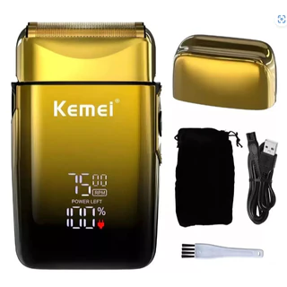 Barbeador Elétrico Com Tela Led Kemei TX-10