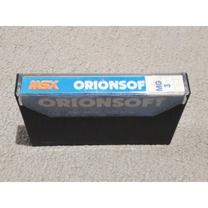 msx orionsoft jogo fita k7 mega games 3 para micro computador