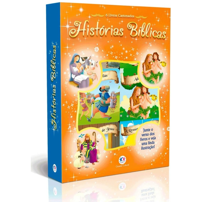 LIVRO MINI HISTÓRIAS BÍBLICAS C/6 +CAIXA BOX 60PG. CIRANDA CULTURAL ...