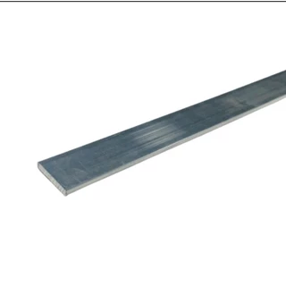 Barra chata alumínio ( 1/2x 1/8 12,70mm x3mm) com 1 metro.