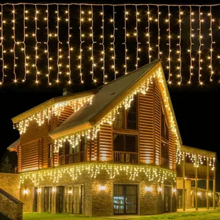 Cascata 400 Led's 10M de pisca pisca 110v , Iluminação de Natal, festas decoração