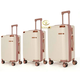 Mala elegante caixa de ouro 2024 novo estilo mala zíper duplo camada anti-roubo Roda 360°