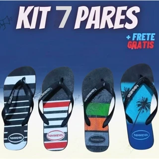 Kit 7 Chinelos Havaianas revenda atacado direto da fábrica