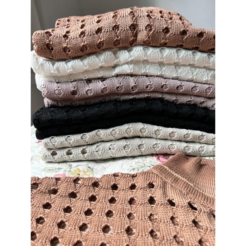 Blusa Rendada Tricô Feminina tipo saída de Praia