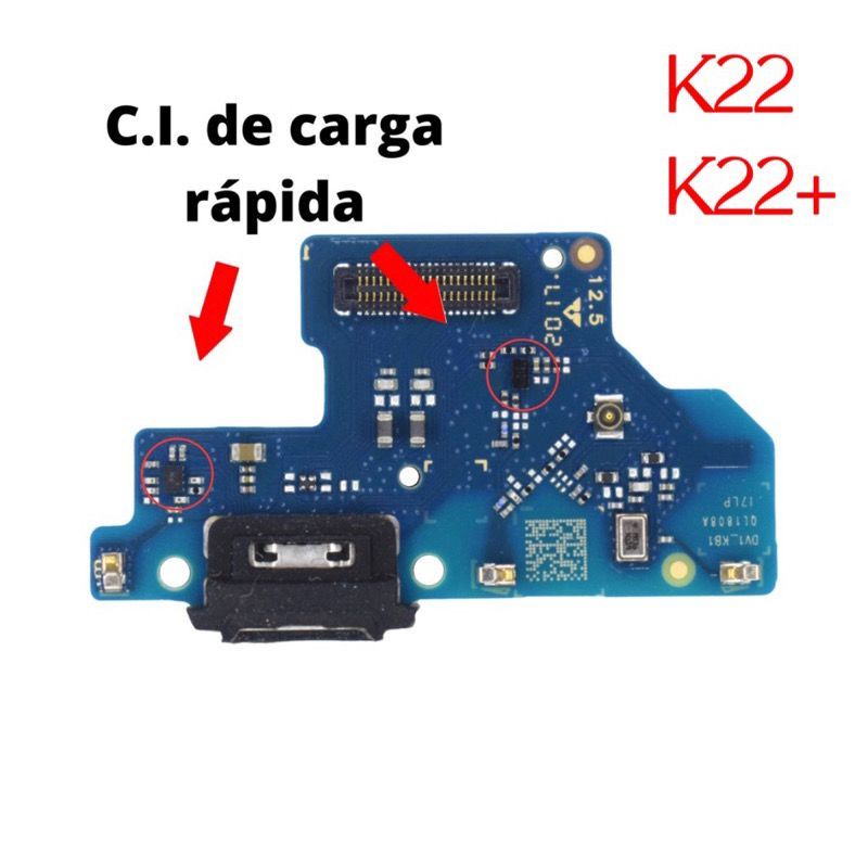 Nulala Custodia Antiurto Per LG K22 Plus - Standard Militare Con Supporto Ad Anello E Anello Magnetico, Cover Ibrida TPU+PC, Grigia