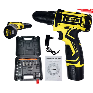 Parafusadeira Furadeira a Bateria 12V Profissional + Maleta e Acessórios BT-DZ4