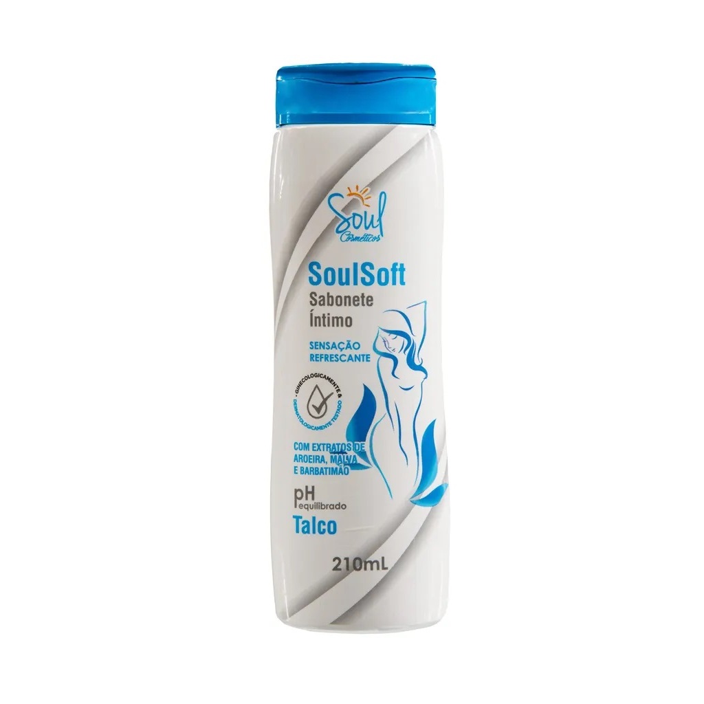 Kit com 03un Soul Cosmeticos Sabonete Intimo 200ml (Escolha a