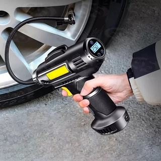 Bomba De Ar Compressor Portátil Pneu com fio De Carro E Moto 120w BT-AX105