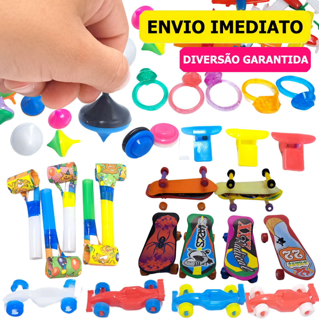 Kit 240 Brinquedos P/ Festa Infantil Aníversário Lembrancinha Carrinho ...