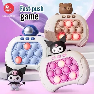 Pop It Eletrônico Game Sensorial Fidget Toys Push Bubbles Console Infantil Interativo Jogo popit