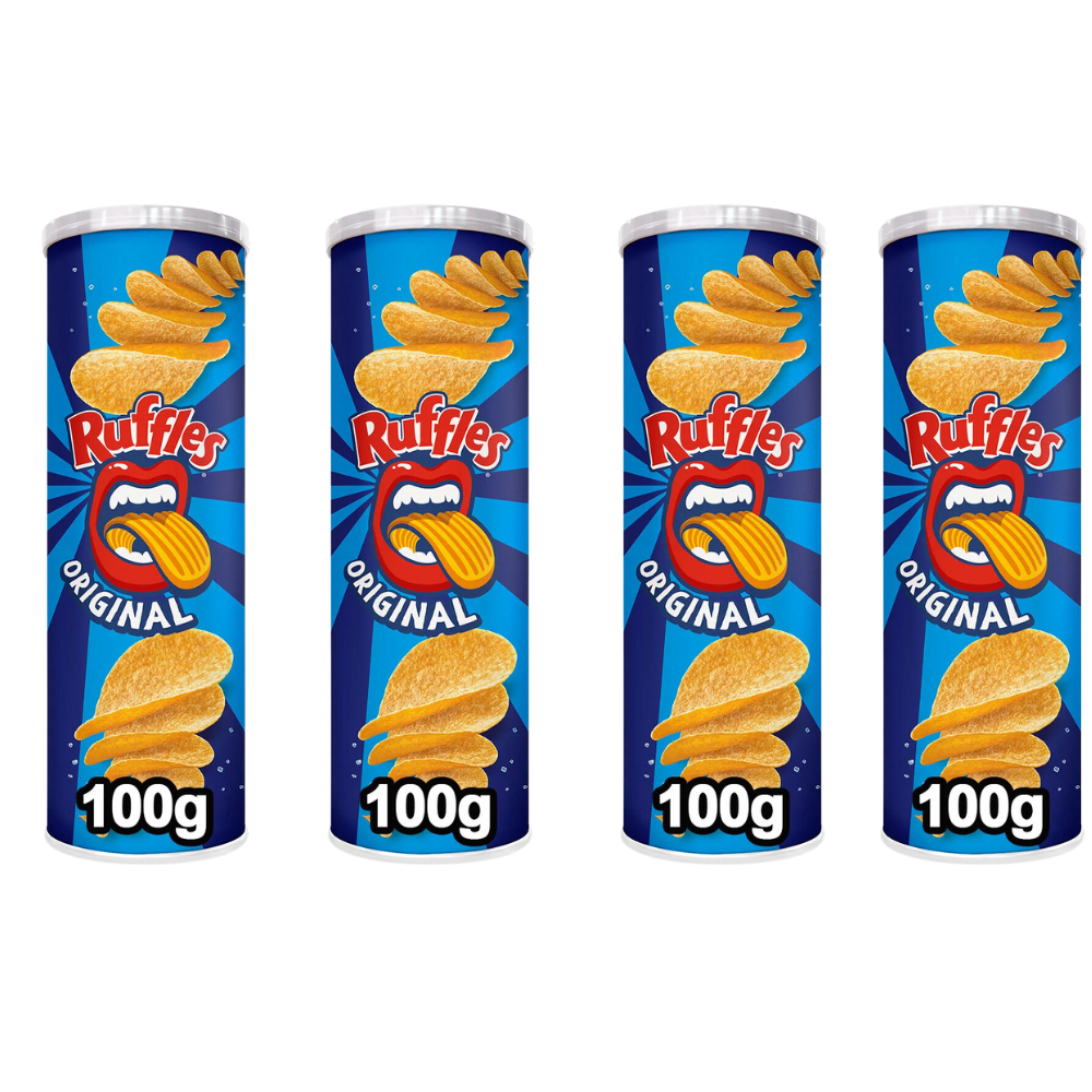 Kit Batata Ruffles Stax Original (100g x 4) | Shopee Brasil