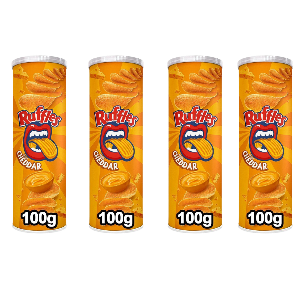 Kit Batata Ruffles Stax Cheedar (100g x 4) | Shopee Brasil