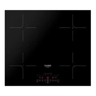 Cooktop de Indução 4 Bocas Preto com Trava de Segurança Dako Supreme 220V