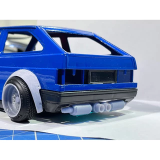 escapamento para gol miniatura custom