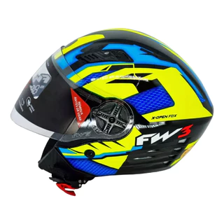 Capacete Aberto Fw3 X Open Up Fox Todas As Cores Motoboy