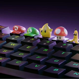 Teclas Super Mario - keycaps para teclado mecânico