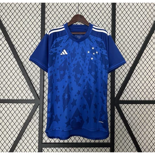 CAMISA DE TIME FUTEBOL C R U Z E I R O AZUL TORCEDOR 2024/25