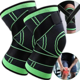 2 Joelheira Ortopédica Fitness Joelheira de Compressão Ajustável Esportiva Compressão 360º Leve Corrida Fisioterapia joelheira para vôlei feminino masculino futebol