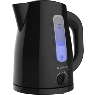 Chaleira Elétrica Cadence Infusion 1,7 Litros 1200W CEL550 Preto