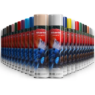 Tinta Spray de uso geral todas as cores 400ml - Etaniz