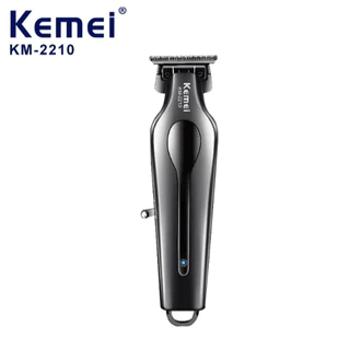 Kemei KM - 2210 Máquina De Corte De Cabelo Aparador De Pêlos Recarregável Portátil USB 7.800 RPM 5W