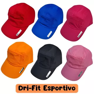 Boné Dri Fit Esporte Academia Corrida Praia Piscina Promoção