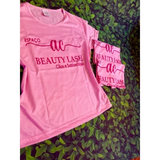 5 camisas personalizadas uniforme baby look ou unissex