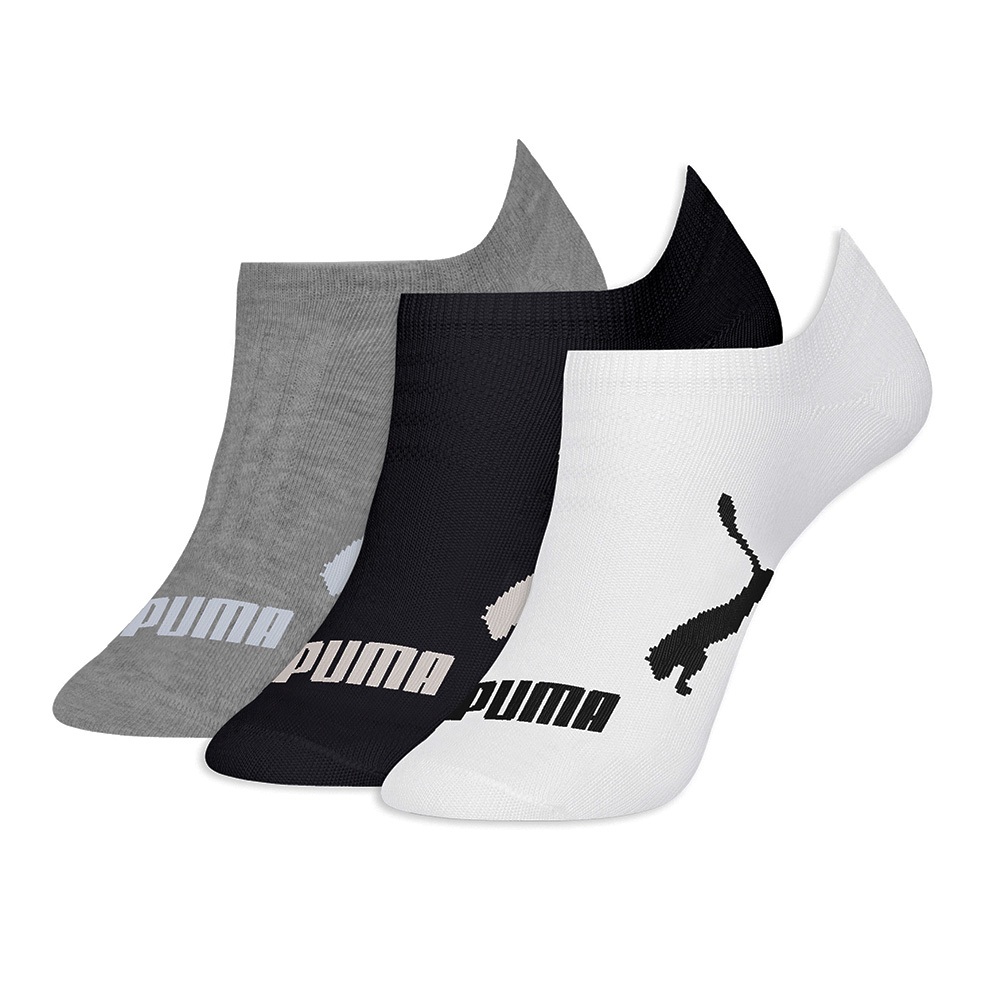 3 Pares De Meias Puma Algodão Modelo Sapatilha Masculina