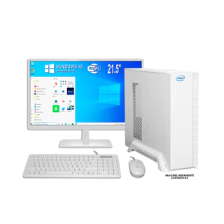 Computador Pc Slim Intel I5 8gb Ram Ssd 240gb Tela 19 Wifi
