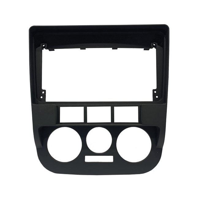 Moldura De Painel 2 Din 9 Polegadas Gol Saveiro Parati G4 Preto