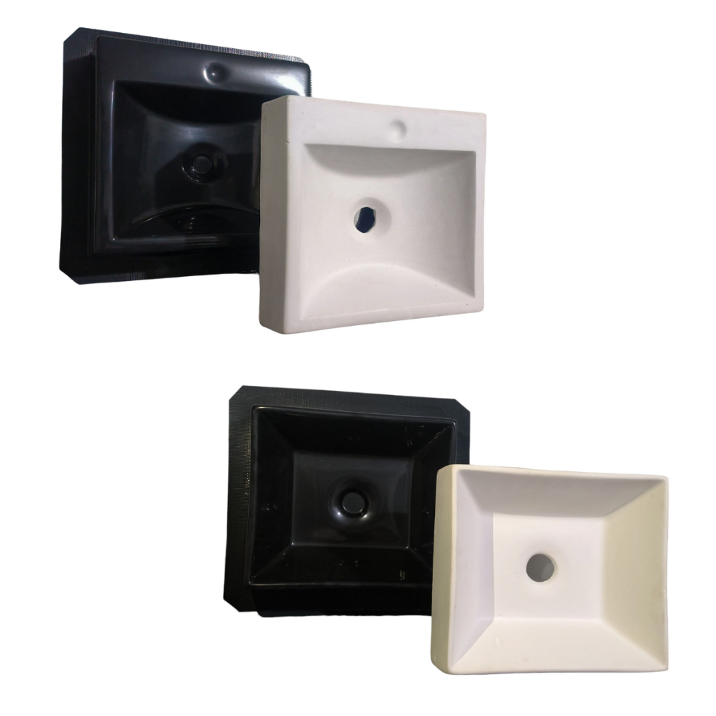 forma de cuba de banheiro kits 2 unidade molde pra fazer cuba cimenticio