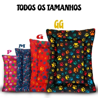 Cama Pet Confortavel TODOS OS TAMANHOS - Colchonete Para Cachorro Cão e Gato Almofada com Zíper Gorg