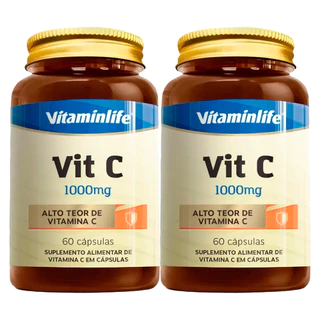 Vitaminlife Vitamina C 1000mg Em Cápsulas