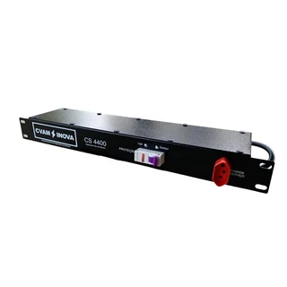 Régua Rack Som Profissional 8+1 Tomadas Disjuntor 4400w