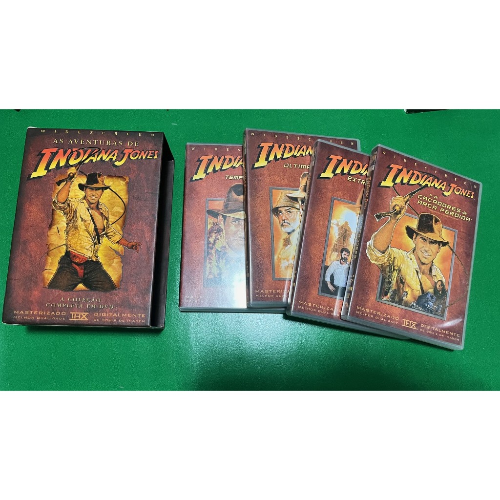 box dvd INDIANA JONES (COLEÇÃO)