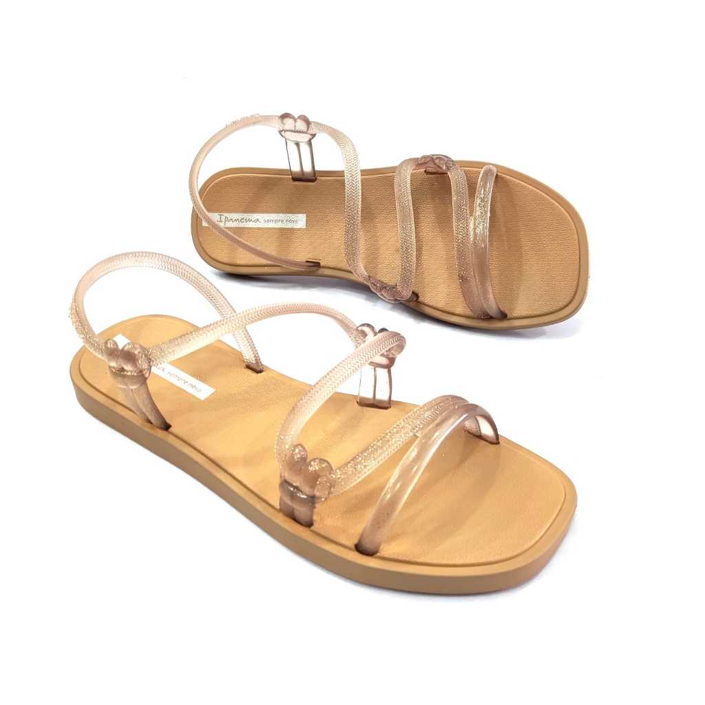 Sandália feminina rasteirinha Ipanema Solar Mais Gliter