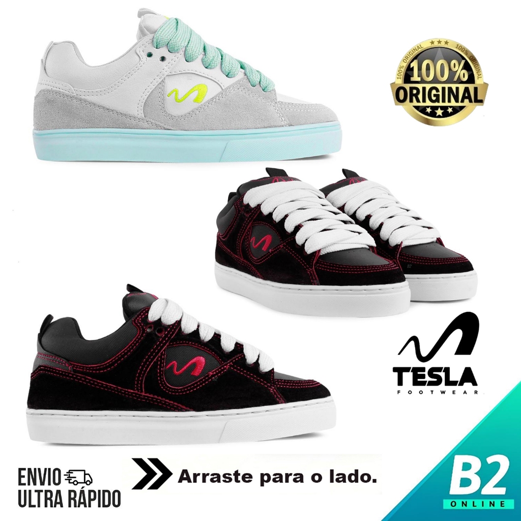 Tênis Tesla Fusion Unissex 100% Original Com Nota Fiscal e Garantia