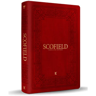 Bíblia de Estudo Scofield | ACF | Letra Média C/ Concordância | Capa Vlnho Luxo