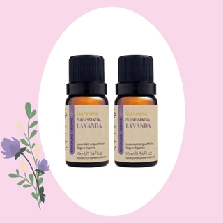Óleo Essencial De Lavanda 100% Puro E Natural 2 Unidades