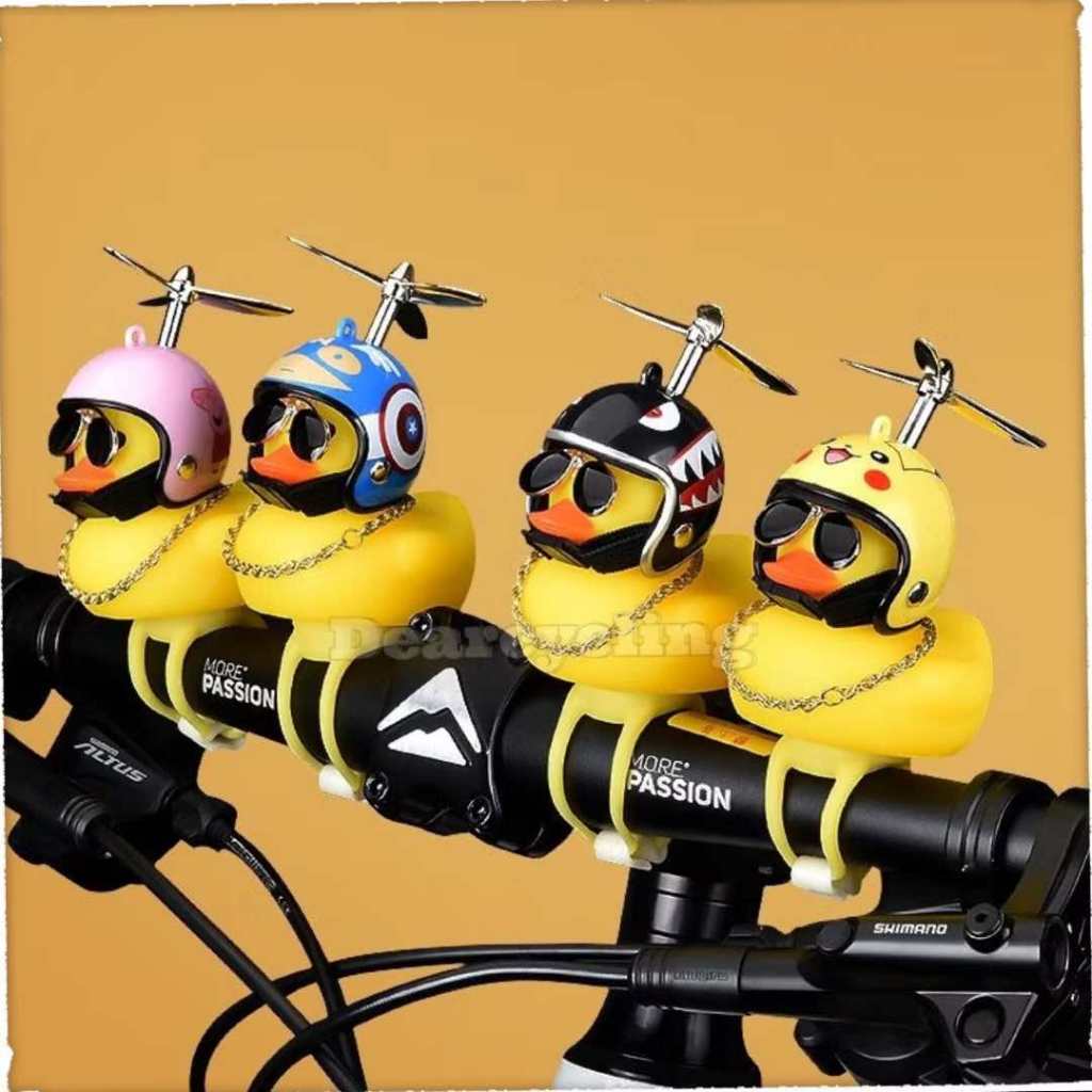 Patinho Jack Zueira Bike e Moto Acessórios Moto , pato amarelo bike Capacete com Estampa Aleatória