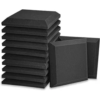Espuma Acústica Lisa 06 Placas - 50x 50x 3,5 cm Antichama