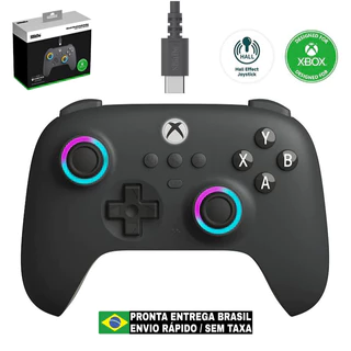Joystick 8Bitdo Ultimate C - Controle com Fio para Xbox Series X|S, Xbox One, Windows 10/11 - Hall Effect,